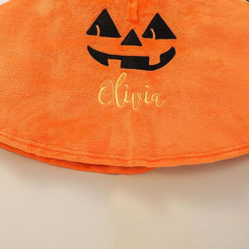 2021 New Children's Cute Pumpkin Top Halloween Costume Wholesale Baby Clothes Online