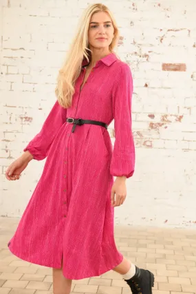 Ariella Dress - Raspberry Dash
