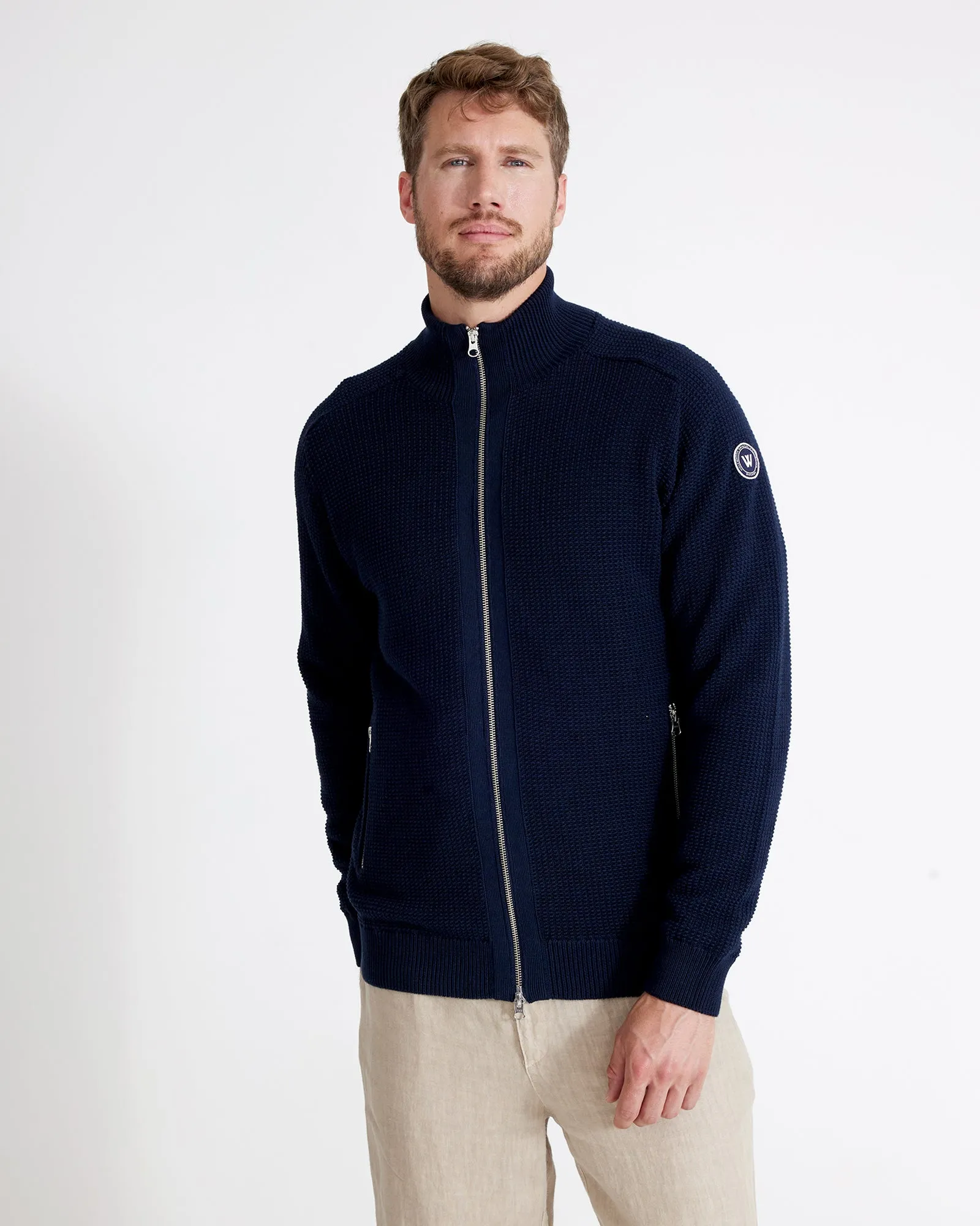 Calle Windproof Full Zip - Navy