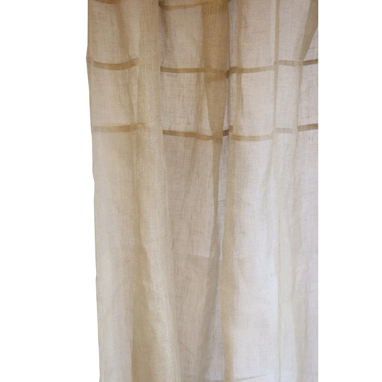 Clichy French Linen Sheer Curtain with Pintucks