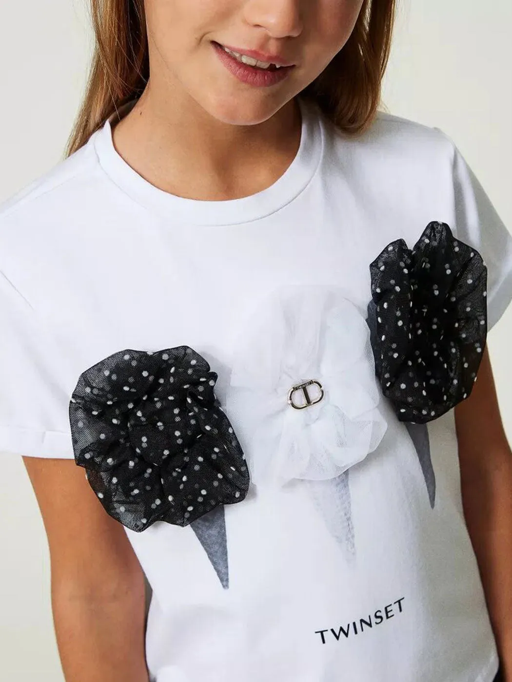 Cotton jersey T-shirt with print