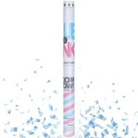 Gender Reveal BLUE Confetti Cannon 24in