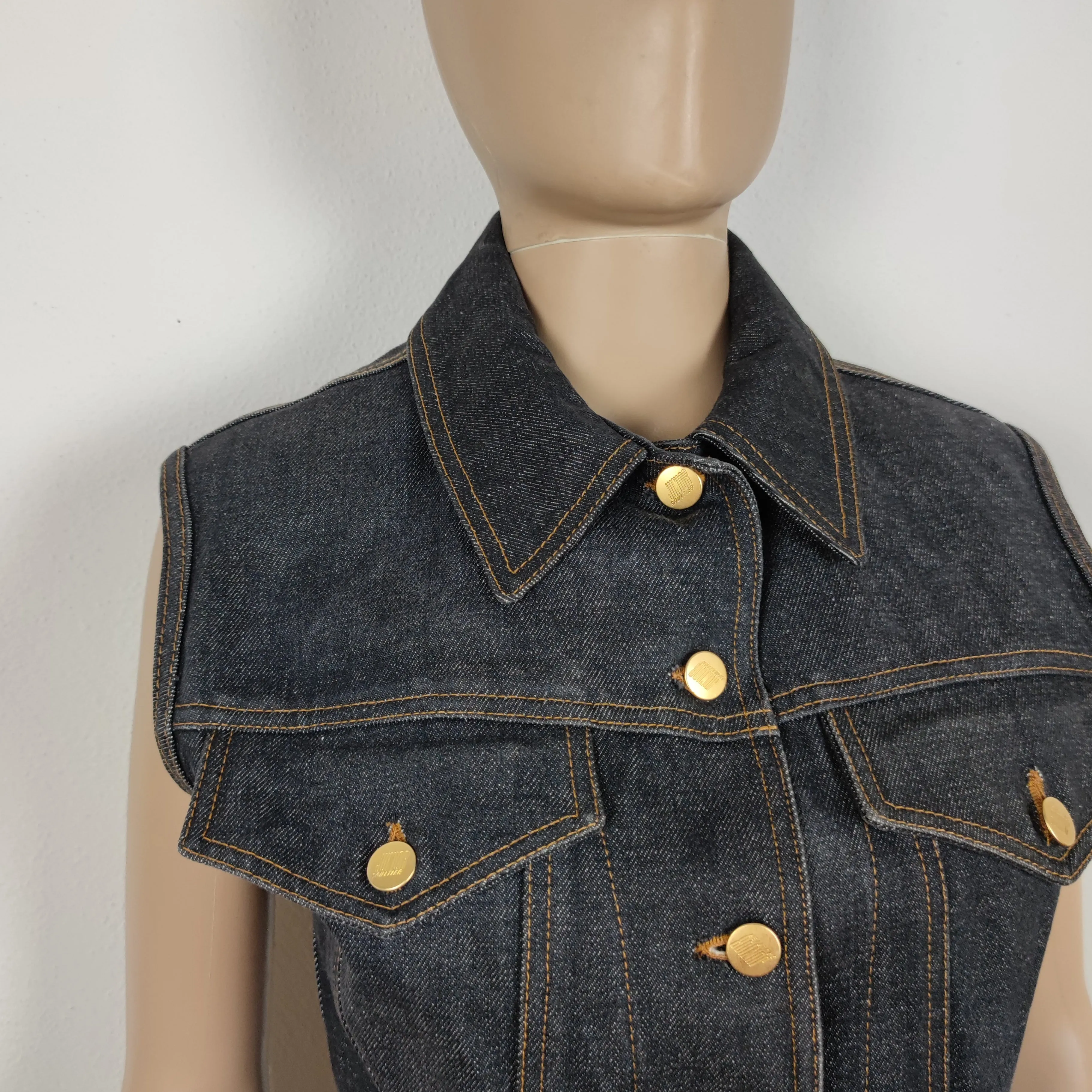 Gilet in jeans Gaultier junior