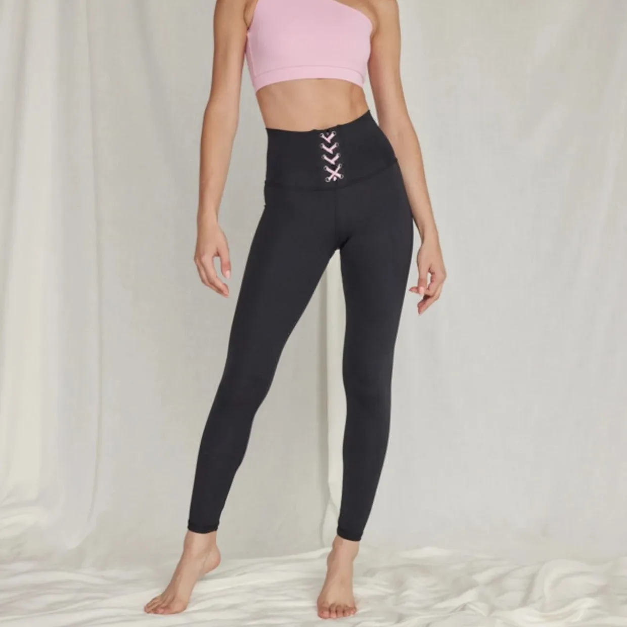 Kennedy Legging - Black/Candy Crush