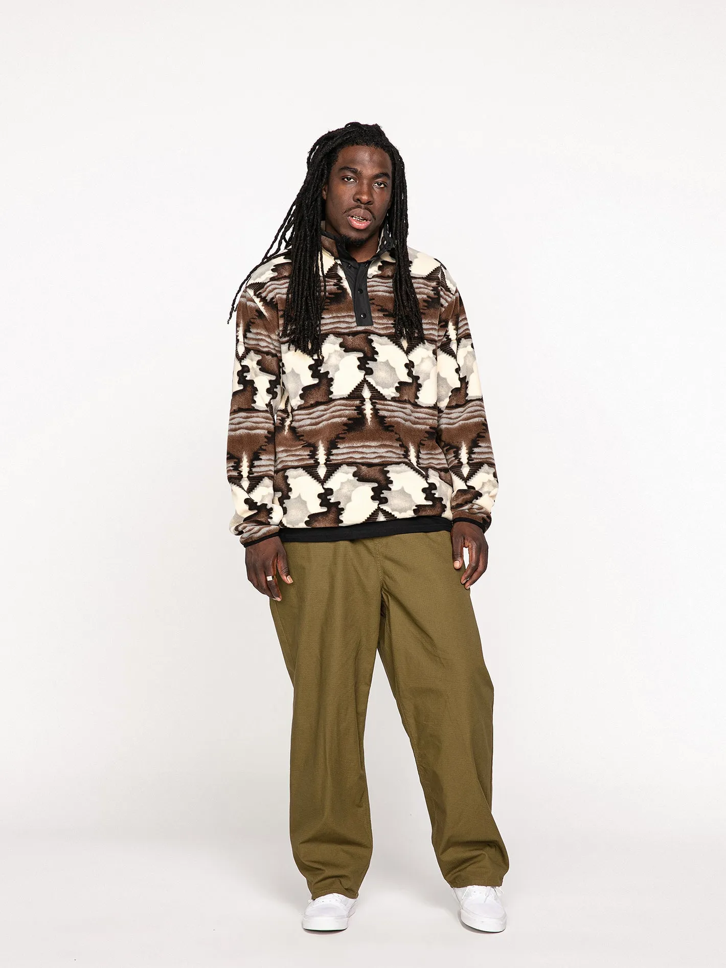 Outer Spaced Casual Pants - Service Green