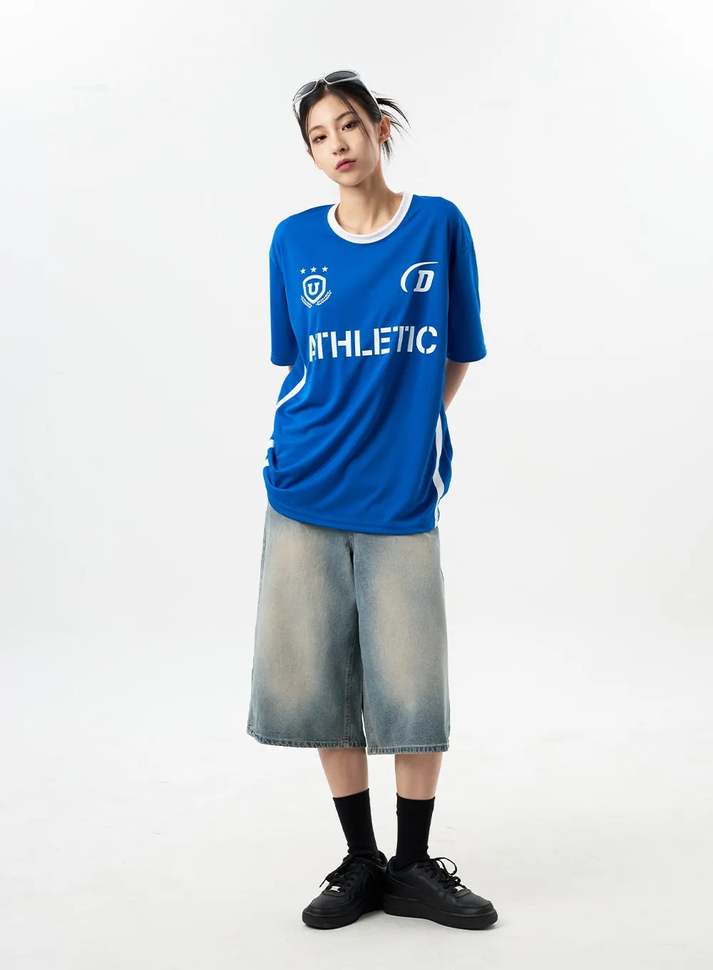 Oversized Bermuda Pants CY311