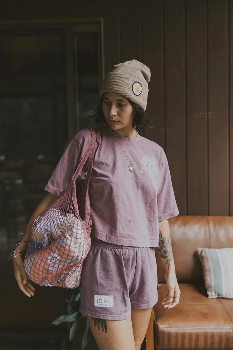 Oversized Cropped Tee - 1981