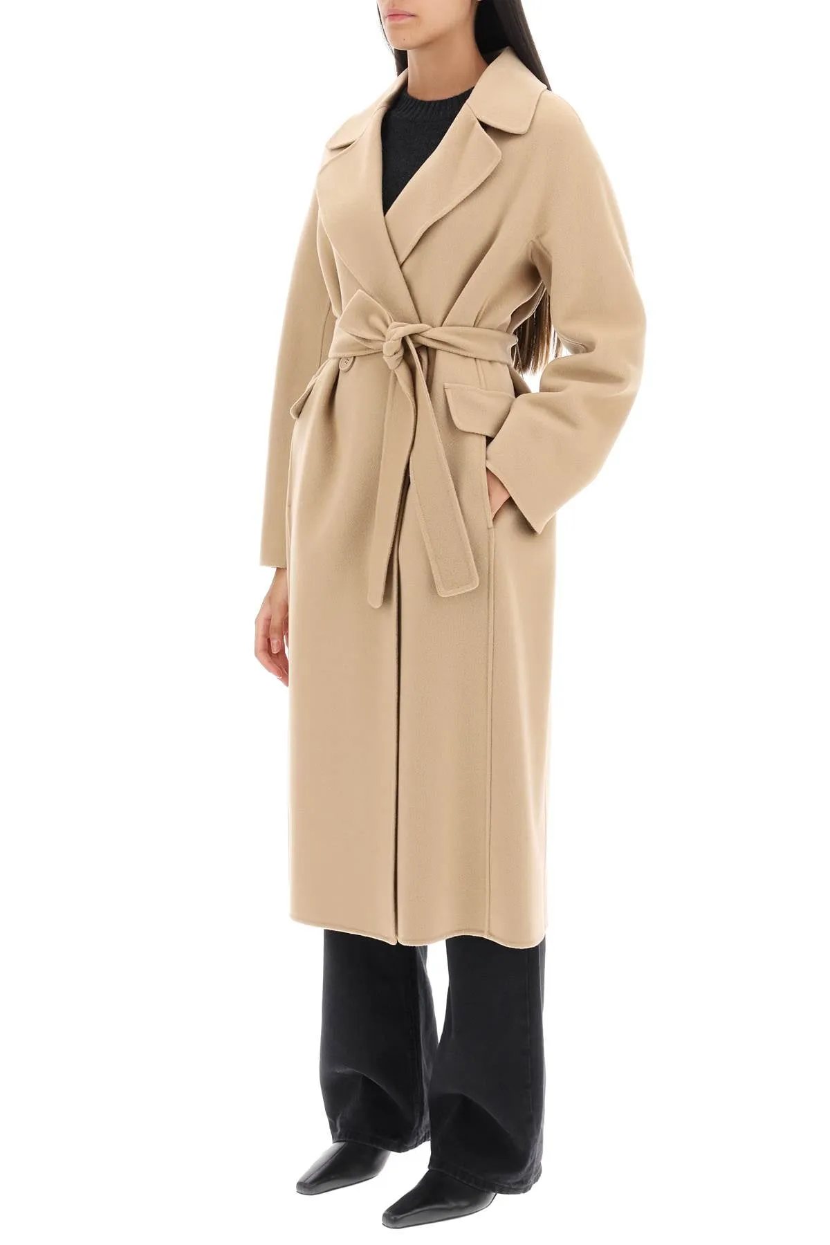 's Max Mara 'zenith' Deconstructed Double-Breasted Coat (Size - 40)