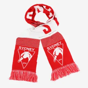 Sydney Swans AFL Linebreak Jacquard Scarf